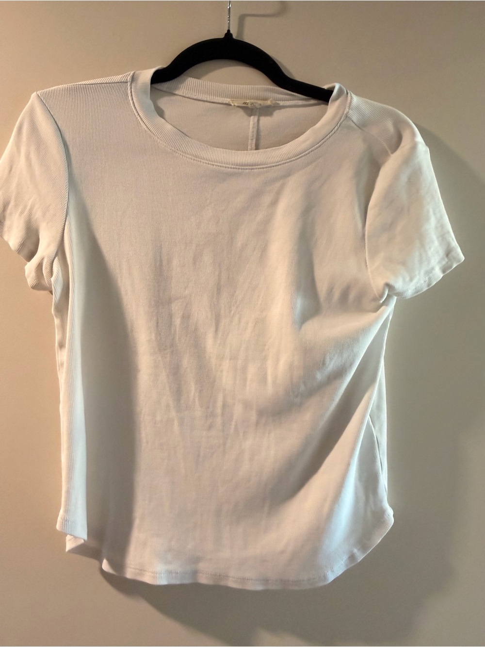 Madewell White Short-Sleeve Crew Tee